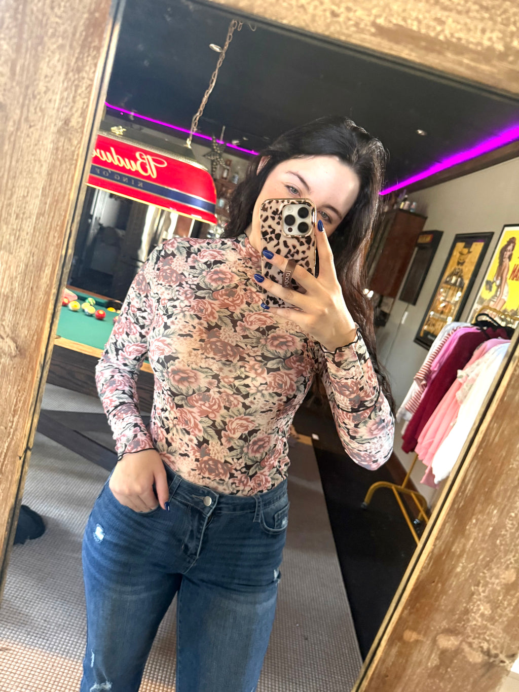 Floral Undershirt