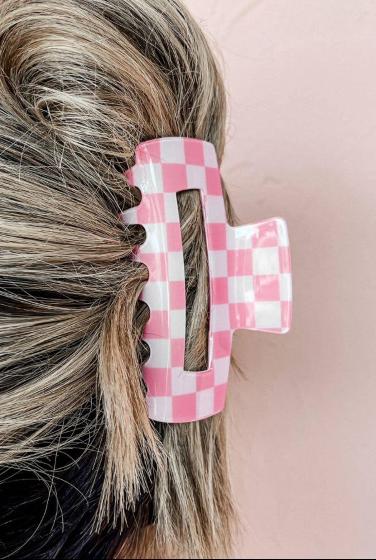 Checker  Claw Clips