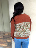 Floral Button Jacket