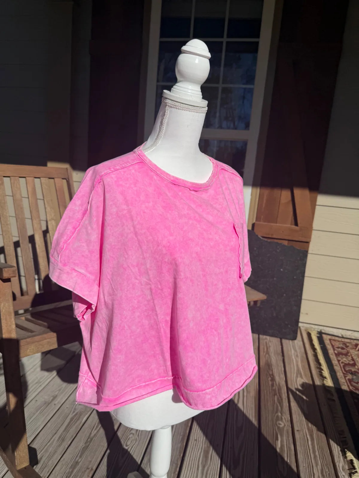 Pink Crop shirt